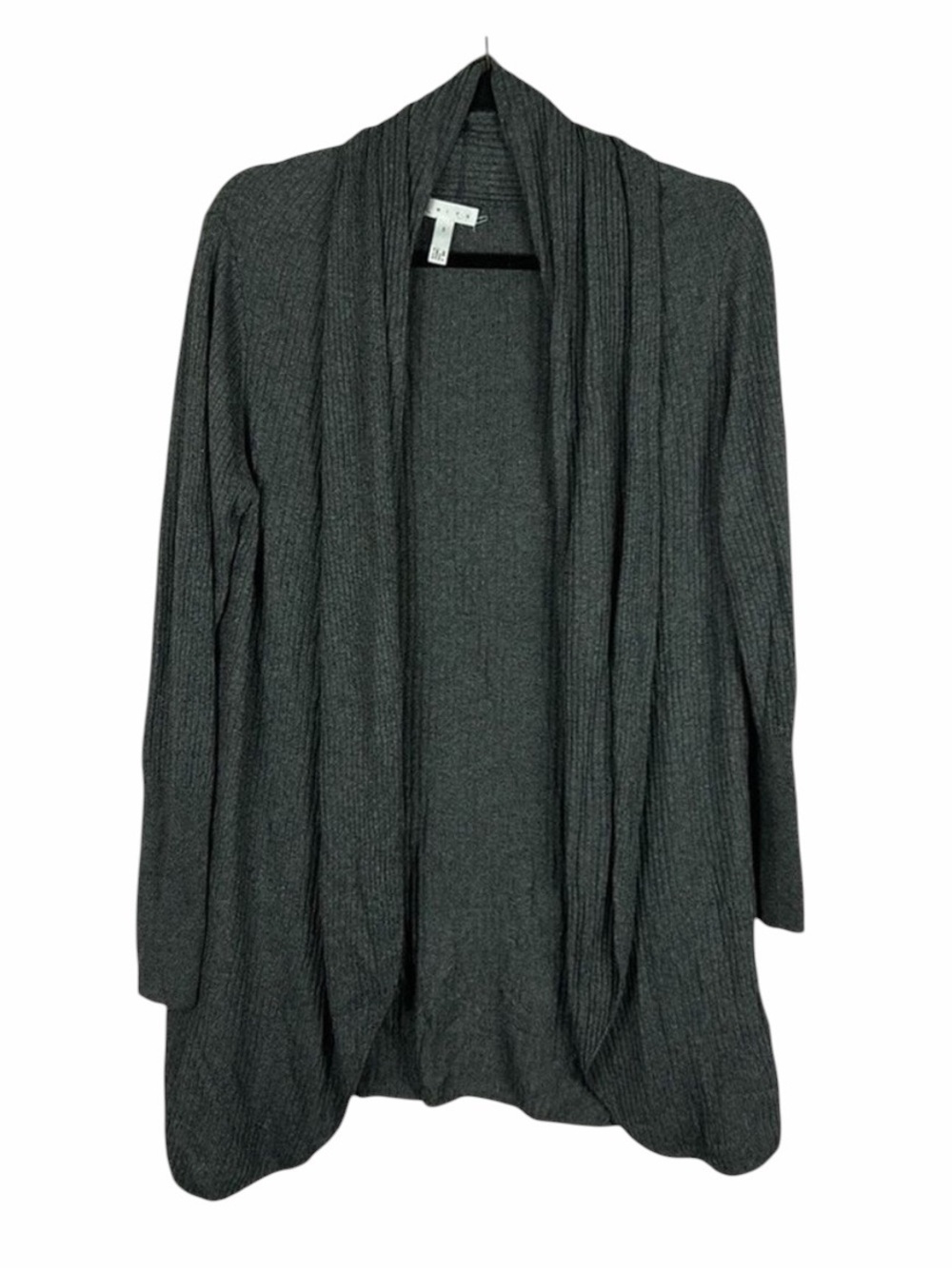 ✨3/$20✨ Leith Casual Cotton Wool Blend Open Front Ribbed Long Sleeve Cardigan
